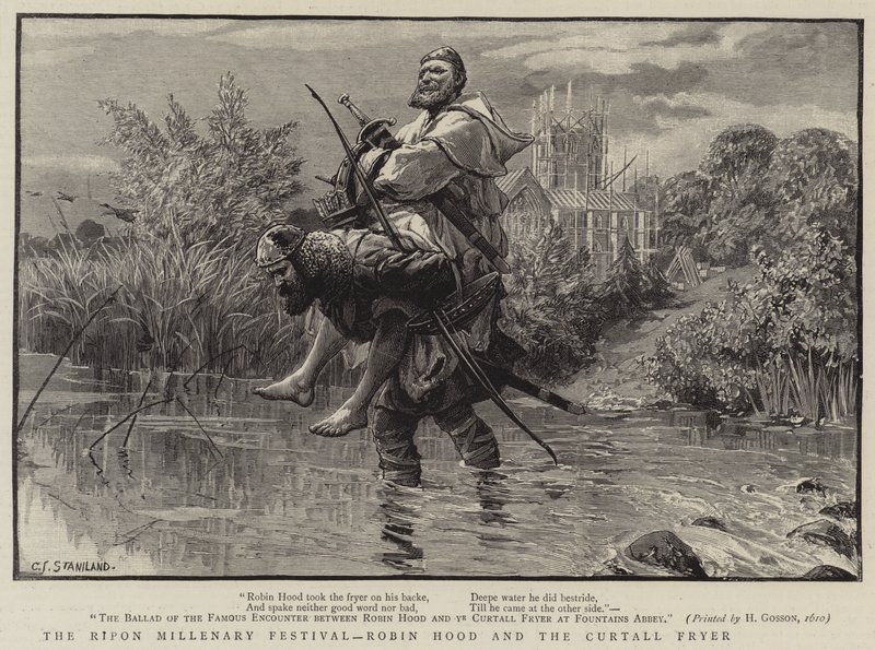 Het Ripon Millenary Festival, Robin Hood en de Curtall Fryer door Charles J. Staniland