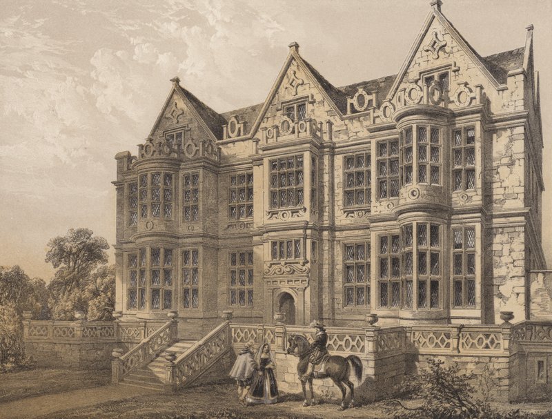Het Huis van de Hertog, Wiltshire door Charles James Richardson
