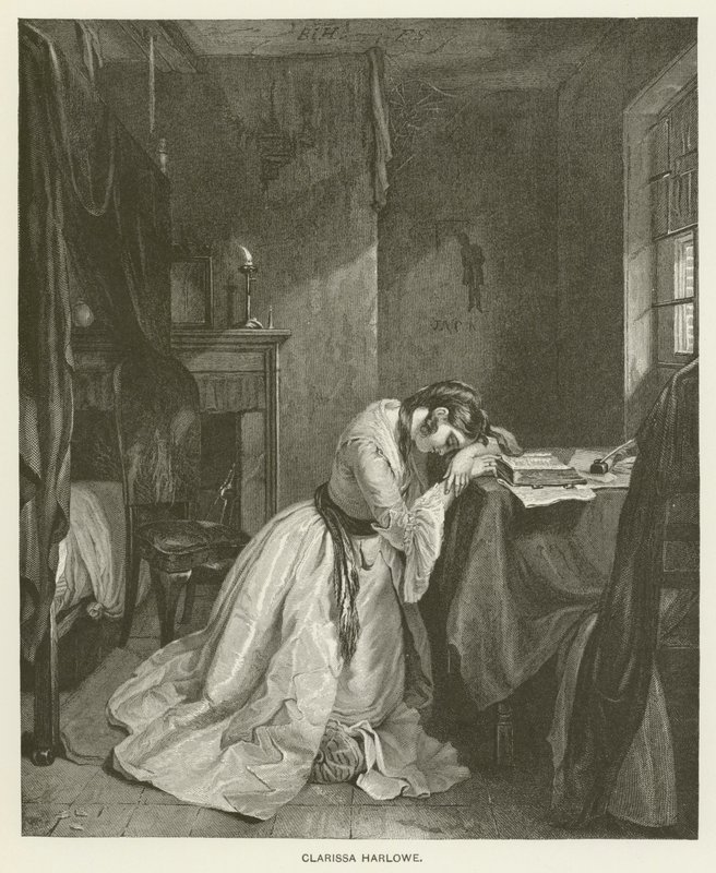 Clarissa Harlowe door Charles Landseer