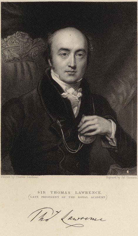 Sir Thomas Lawrence door Charles Landseer