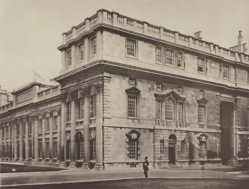 Greenwich Hospital, uitzicht op het hoofdgebouw door Charles Latham