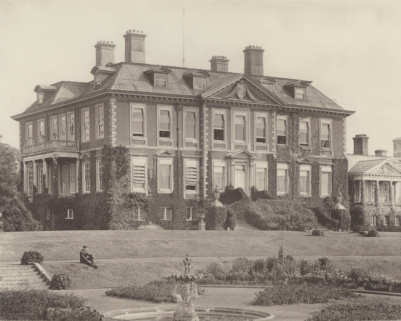 Melton Constable, Norfolk, de Tuinzijde door Charles Latham
