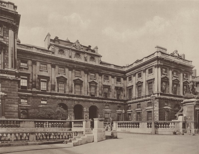 Somerset House, uitzicht op de binnenplaats door Charles Latham