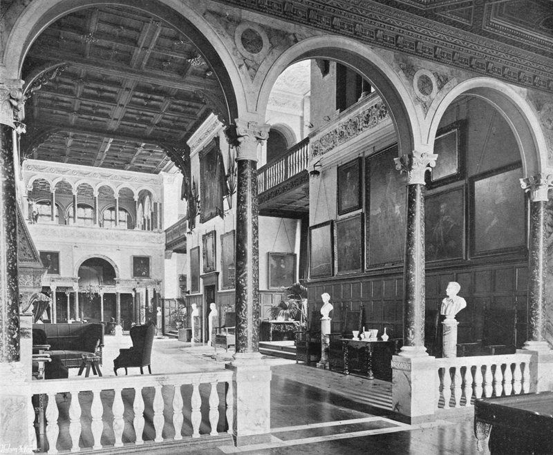 De Grote Hal en zijn Galerijen door Charles Latham