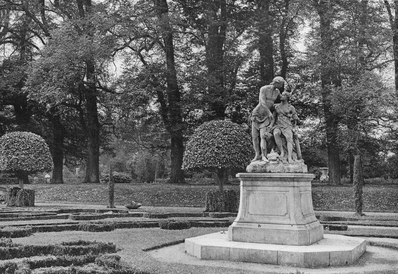 Westzijde van de zuidelijke tuin door Charles Latham