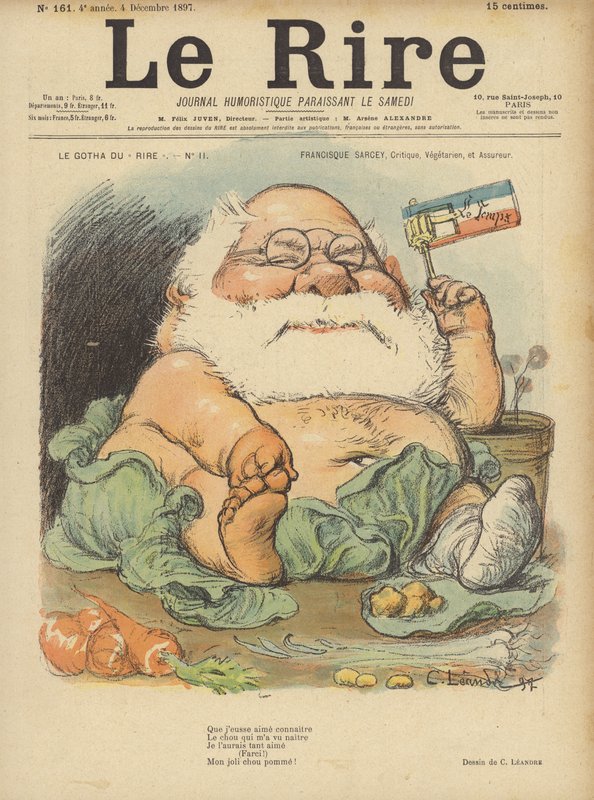 Illustratie voor Le Rire door Charles Leandre