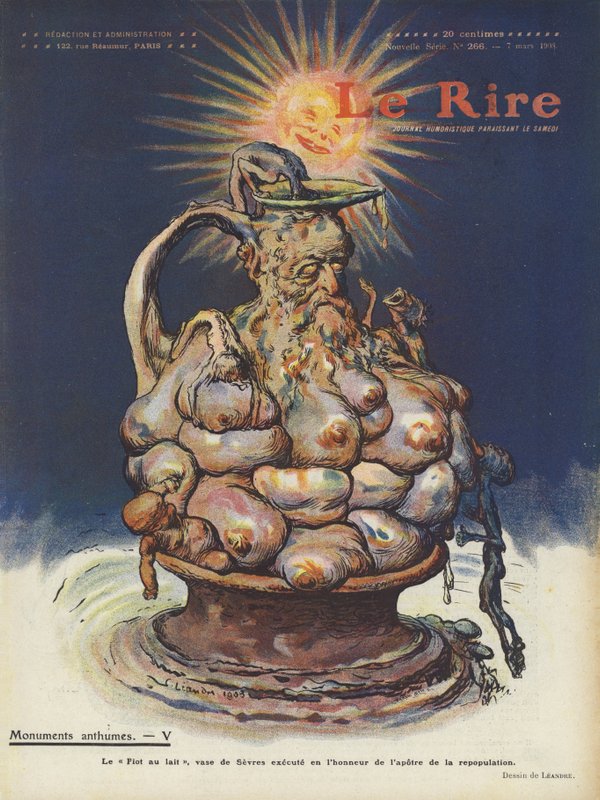 Illustratie voor Le Rire door Charles Leandre