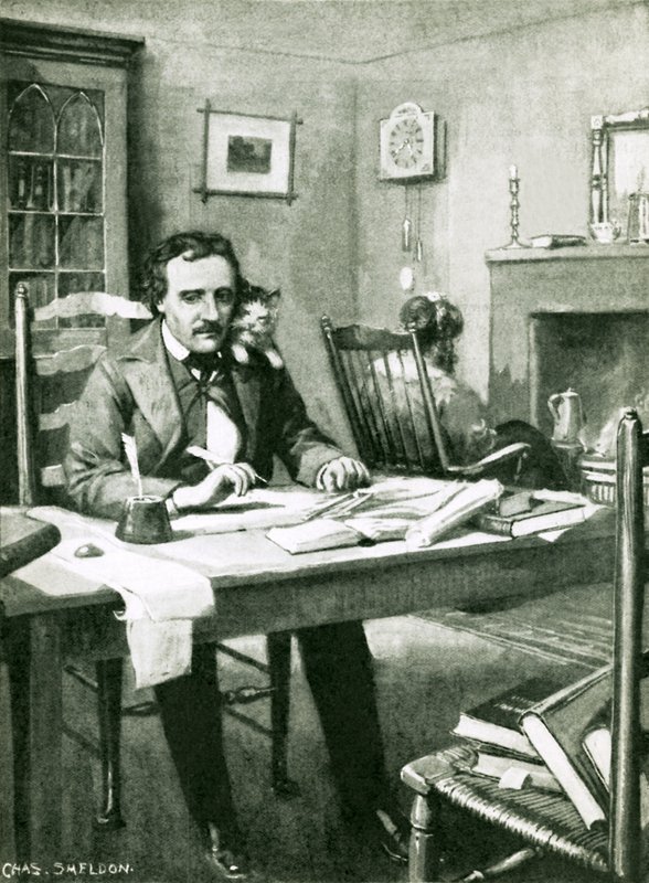 Poe aan het werk onder Catalina
