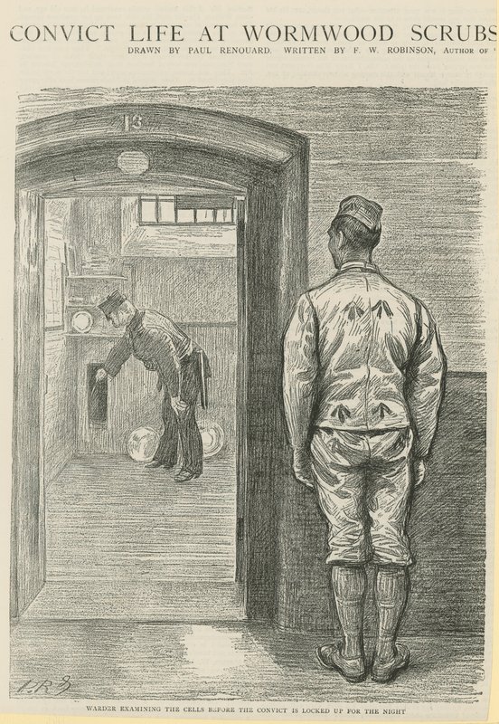 Gevangenisleven in Wormwood Scrubs door Charles Paul Renouard
