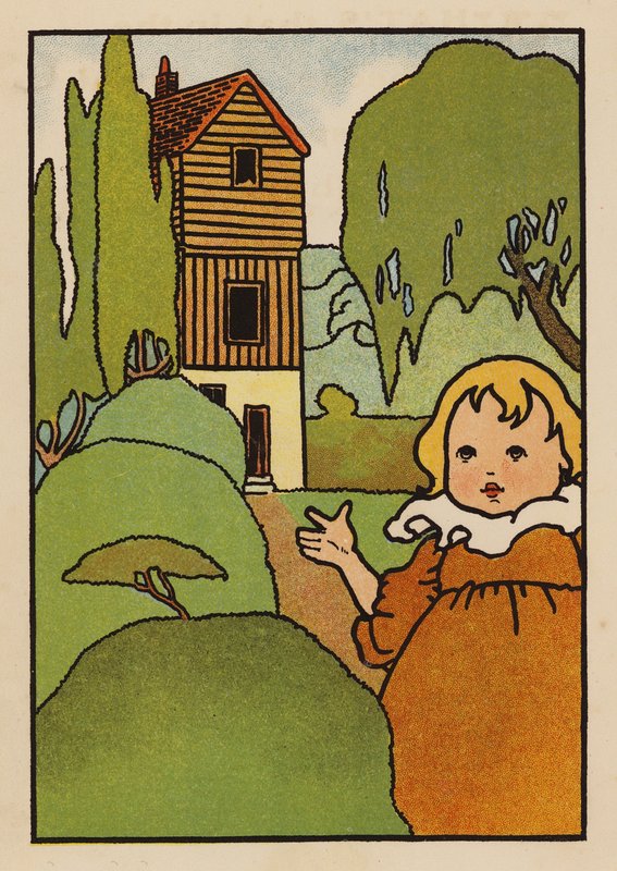 Illustratie voor Babes and Birds door Charles Robinson