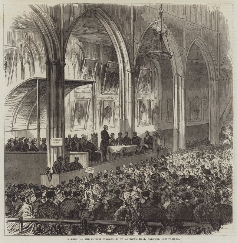 Vergadering van het Kerkcongres in St Andrew