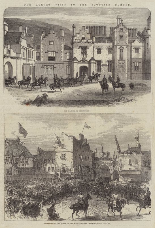 Het Bezoek van de Koningin aan de Schotse Grens door Sir John Charles Robinson