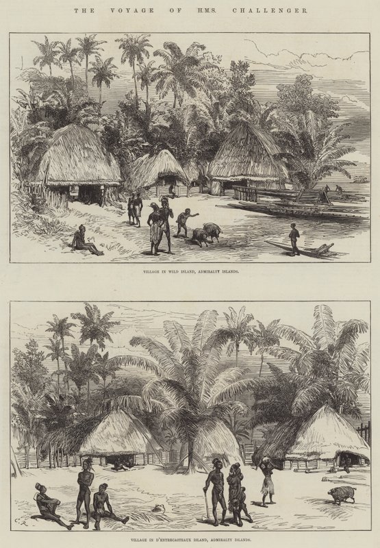 De reis van HMS Challenger door Sir John Charles Robinson