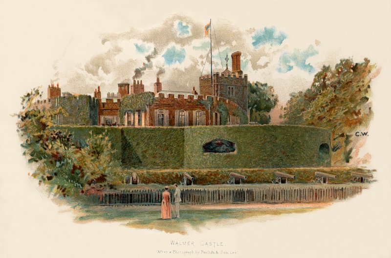 Walmer Kasteel door Charles Wilkinson