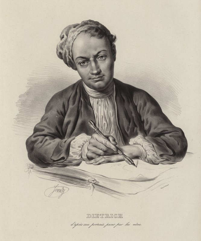 Christian Wilhelm Ernst Dietrich, Duitse kunstenaar door Christian Wilhelm Ernst Dietrich