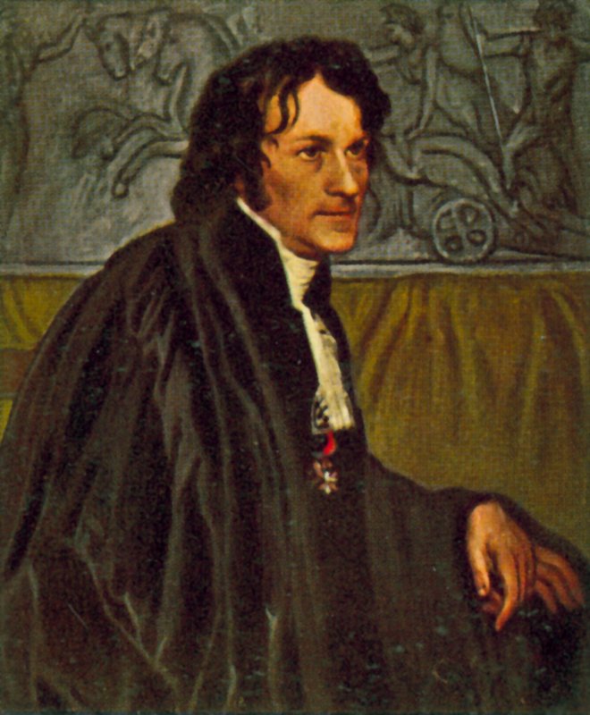 Bertel Thorvaldsen, Deense beeldhouwer door Christoffer Wilhelm Eckersberg