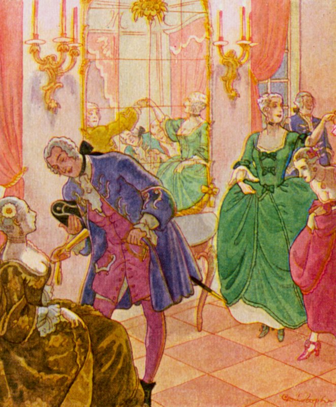 Menuet door Christophe (1856-1945)