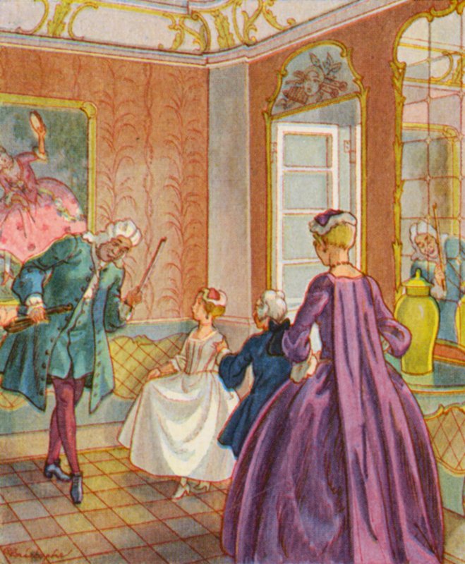 Tanzstunde door Christophe (1856 1945)