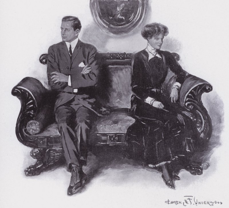 Liefdesruzie door Clarence F. Underwood