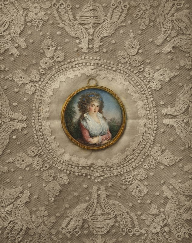 Portret van een onbekende vrouw door Claude Bornet