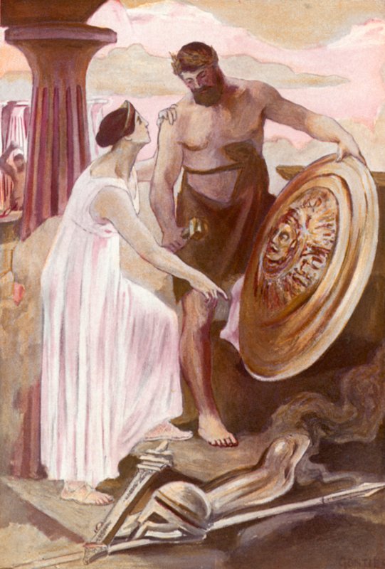 Illustratie voor de Ilias door Homerus door Clement Goutier