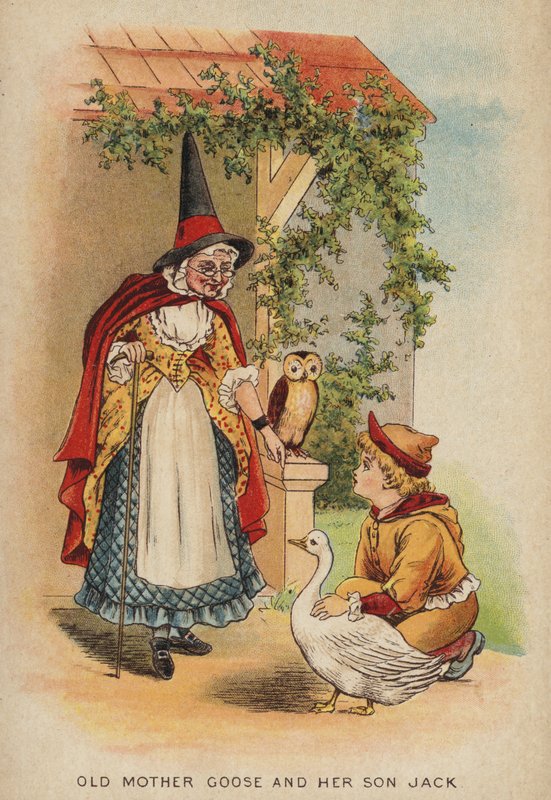 Kinderliedje: Old Mother Goose En Haar Zoon Jack door Constance Haslewood