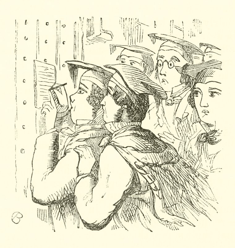 College examenlijst door Cuthbert Bede