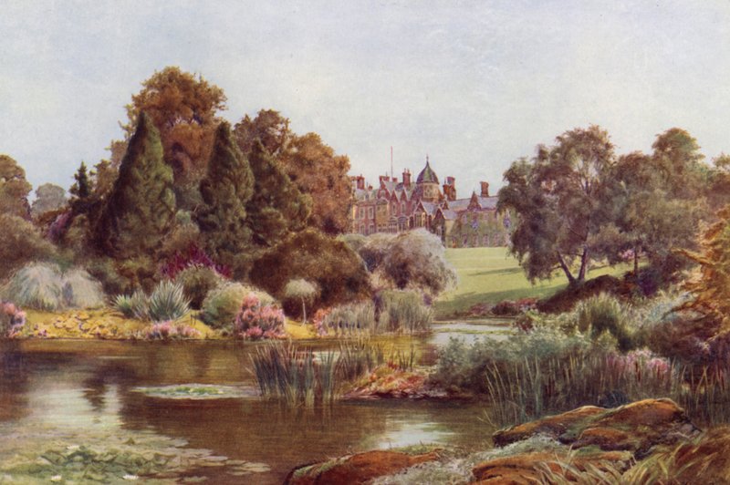 Het meer in de Westtuin, Sandringham door Cyril Ward