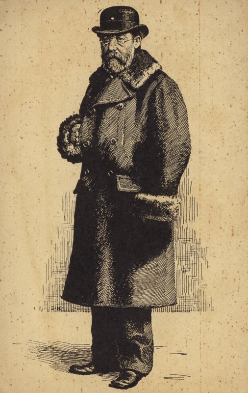 Portret van Bedrich Smetana door Czech School