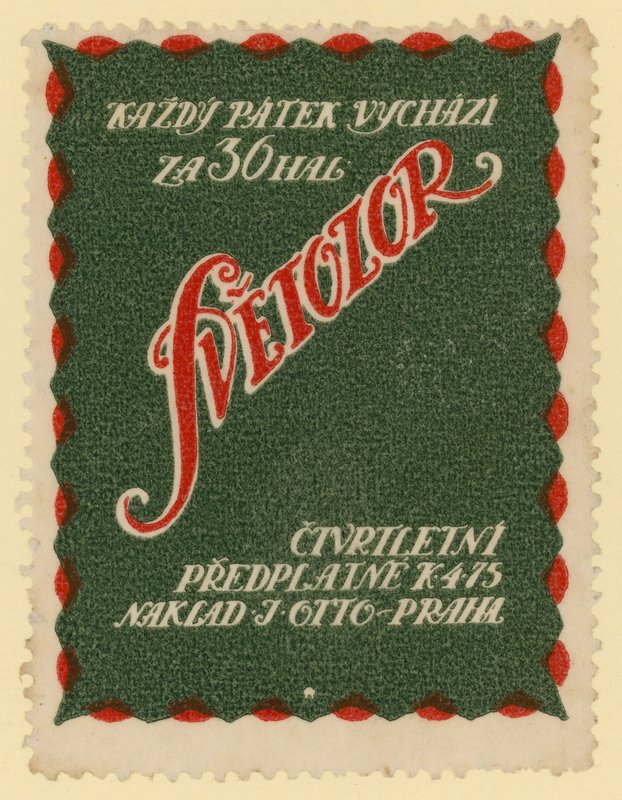 Svetozor Magazine door Czech School