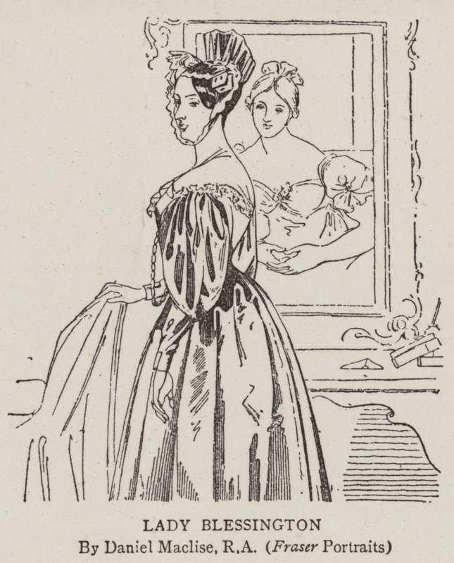 Lady Blessington door Daniel Maclise