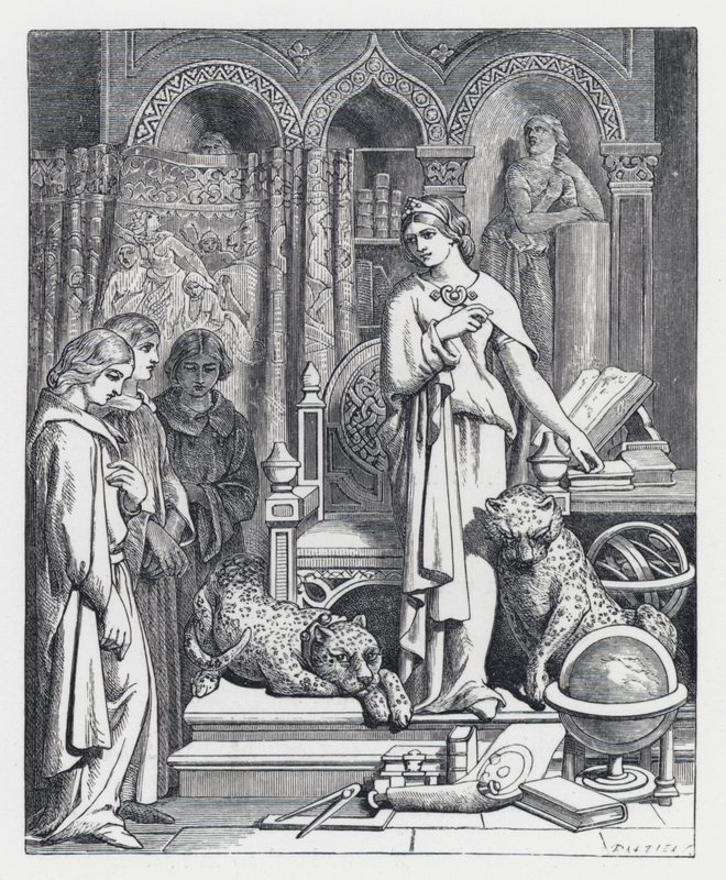 Illustratie voor Tennyson