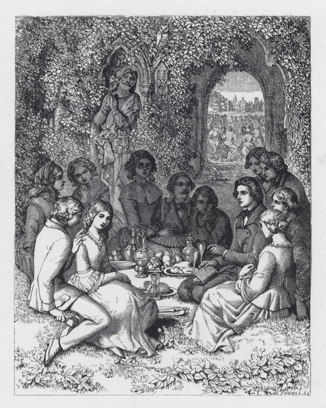Illustratie voor Tennyson