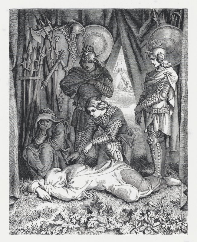 Illustratie voor Tennyson