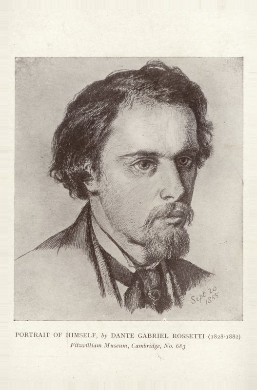 Dante Gabriel Rossetti, Engelse schilder, illustrator en dichter door Dante Gabriel Charles Rossetti