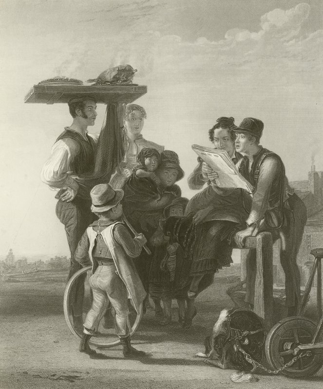 Het nieuws lezen door David Wilkie