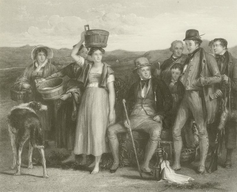 Sir Walter Scott en zijn familie door David Wilkie