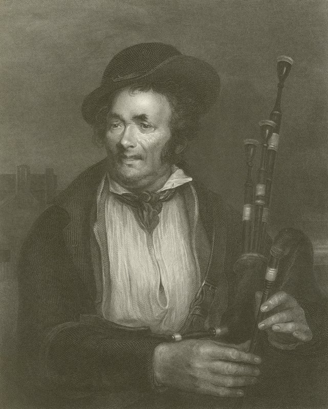 De doedelzakspeler door David Wilkie