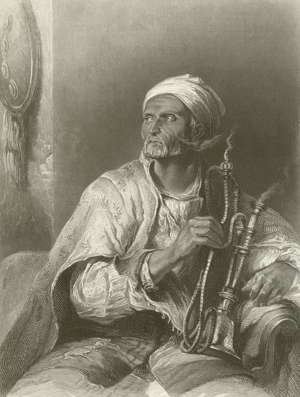 De Hooka-Badar door David Wilkie