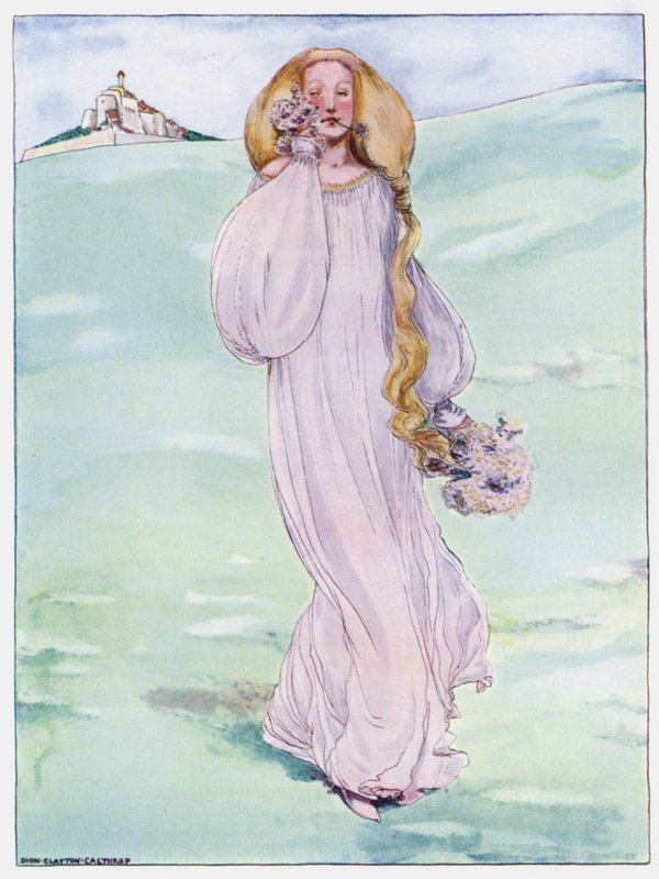 De prinses in het madeliefjesveld door Dion Clayton Calthrop