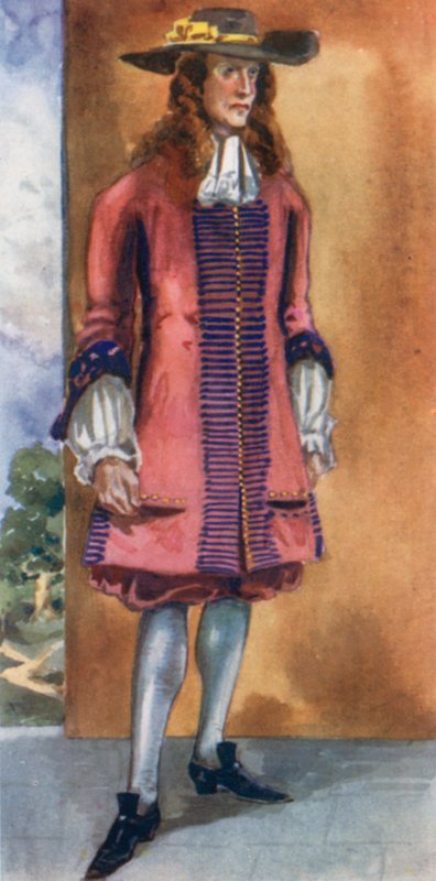 Een man uit de tijd van James II 1685-1689 door Dion Clayton Calthrop