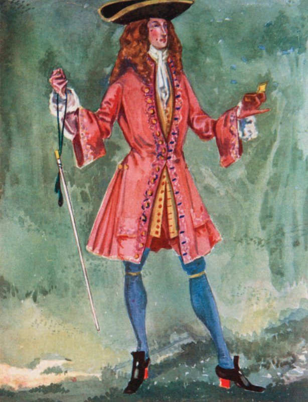 Een man uit de tijd van koningin Anne 1702-1714 door Dion Clayton Calthrop
