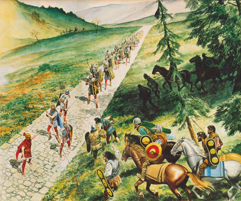 Romeinse weg door Don Lawrence