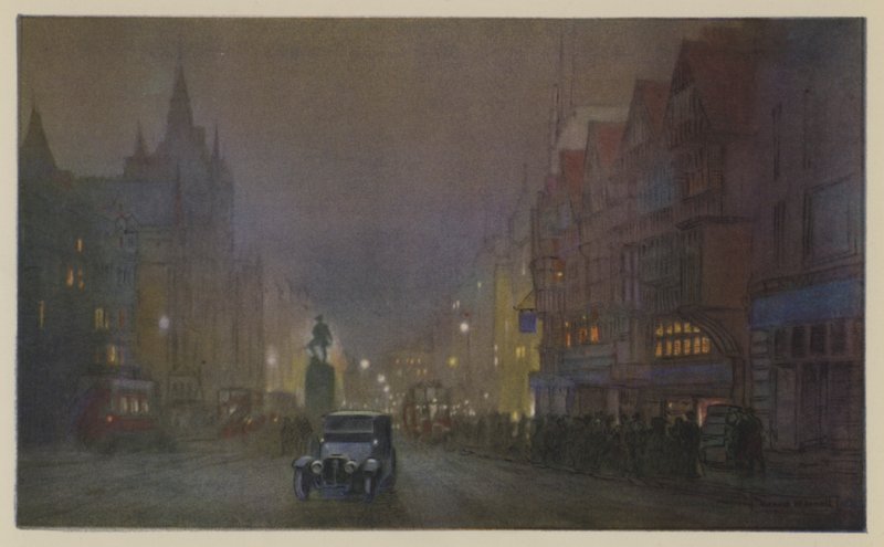 Oud en Nieuw in Holborn door Donald Maxwell