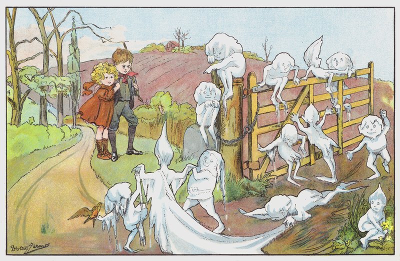 Een menigte sneeuwvlokken door Dorothy Furniss