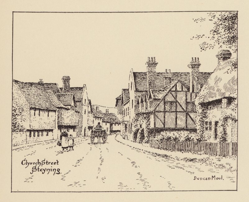 Sussex: Church Street, Steyning door Duncan Moul