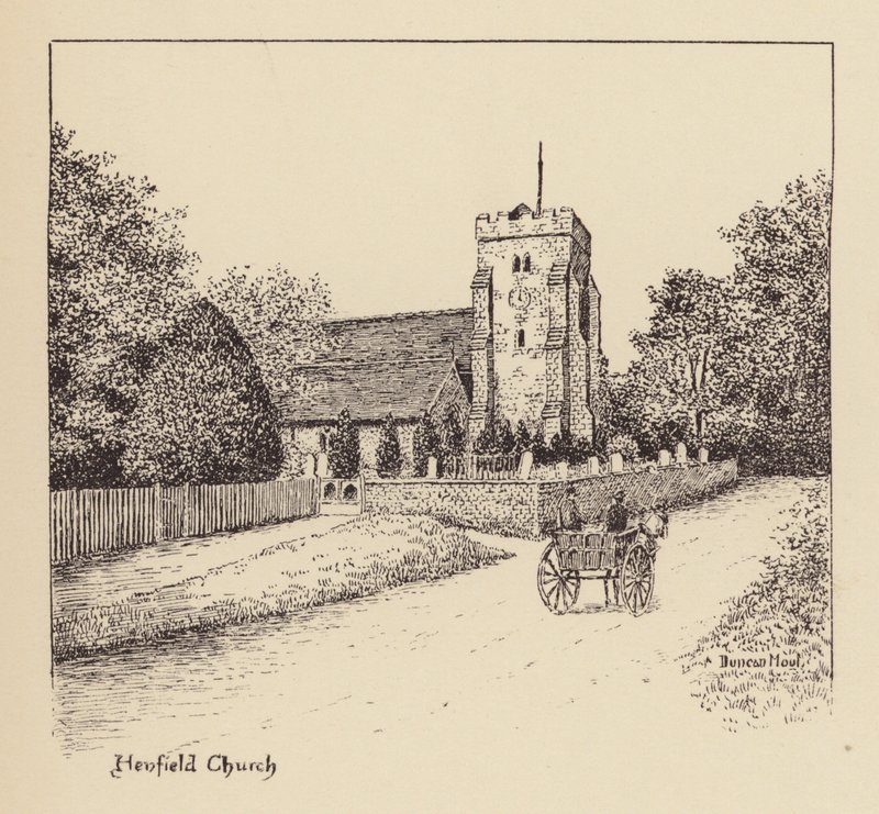 Henfield Kerk, Sussex door Duncan Moul