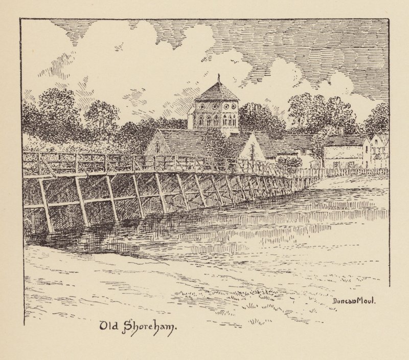 Sussex: Old Shoreham door Duncan Moul