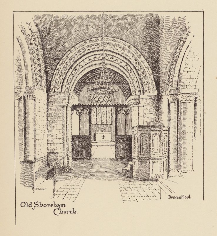 Sussex: Oude Shoreham Kerk door Duncan Moul