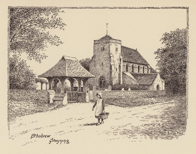 Sussex: St. Andrew, Steyning door Duncan Moul